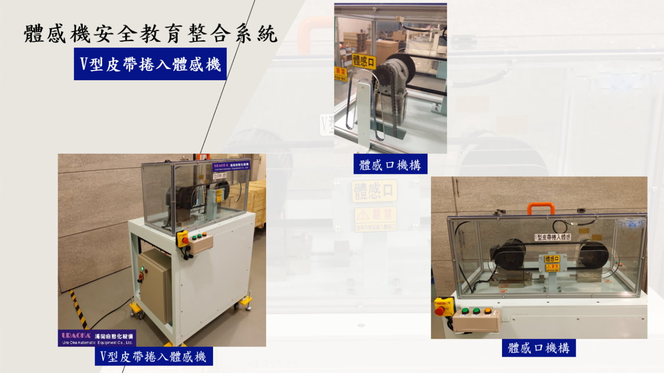 V型皮帶捲入體感機