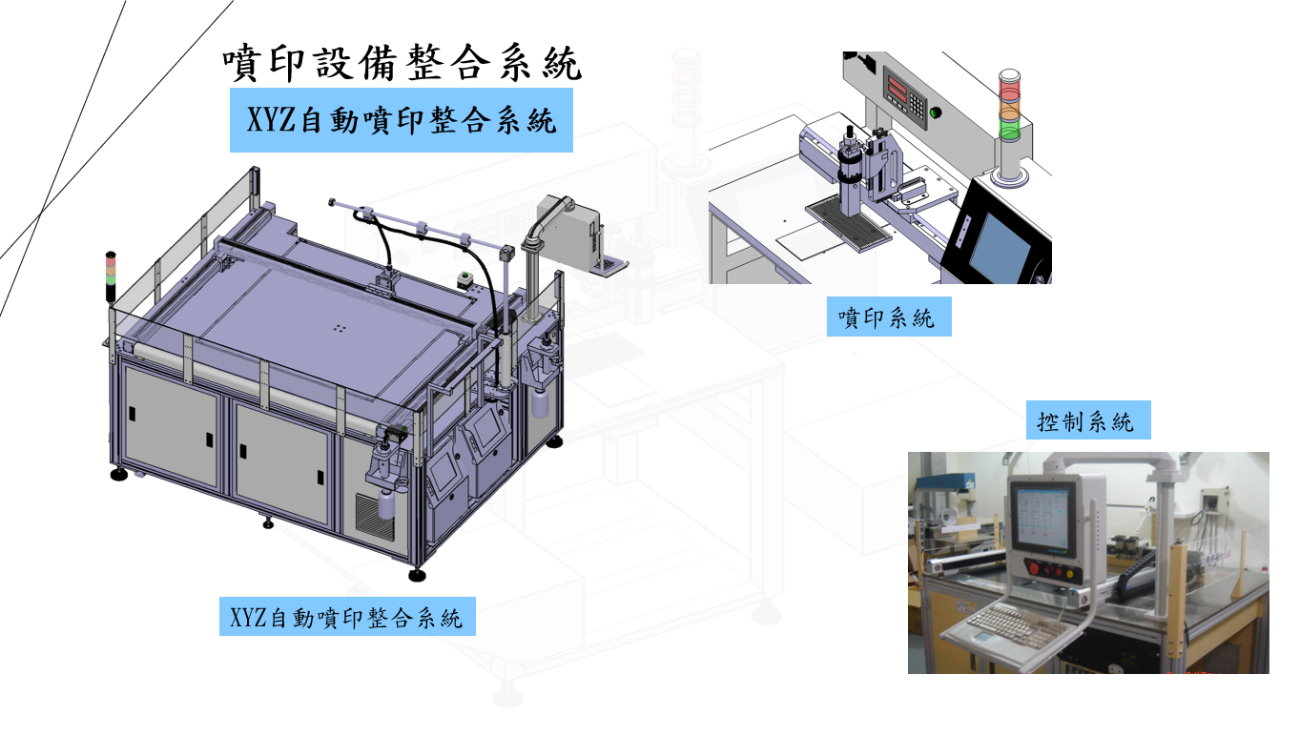 XYZ自動噴印整合系統